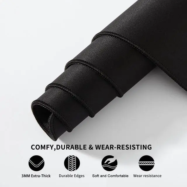 Alt view image 5 of 5 - DOBAOJIA Huge Mouse Pad, Giant Mouse Pad for Desk, Keyboard and Mouse Mat, Desk Pad Protector Mat, Spill-Proof Surface and Anti-Skid Base 39.37 x 19.69 100 x 50cm