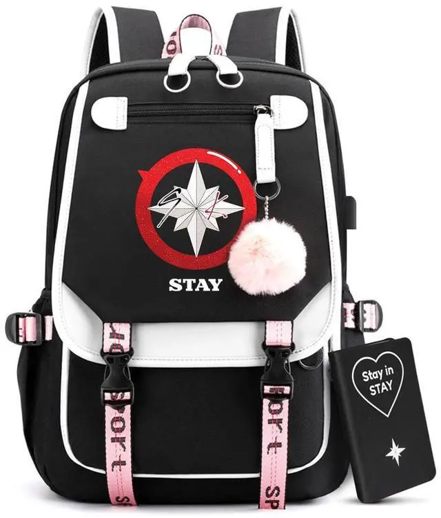 Main image of Large Capacity Laptop Bag Bookbag with Notebook, USB Charging and Headphone Port