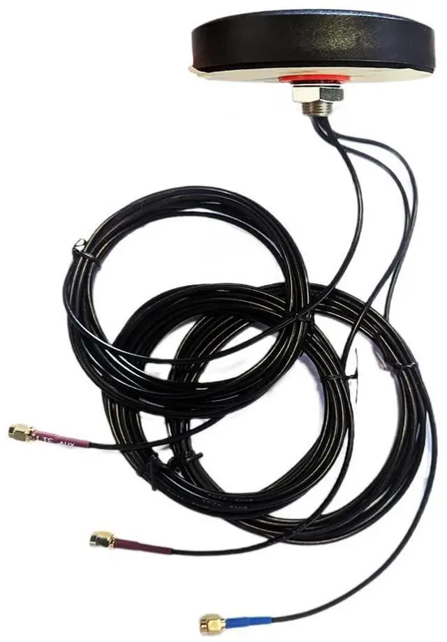 Main image of Maswell Combo Cellular MIMO 4G 3 Leads GPS Plus 4G LTE 2X2 MIMO 698~2690 MHz Combination Antenna for GPS 4G LTE and MIMO Application Outdoor 2dBi IoT Antenna, NOT for Boosting