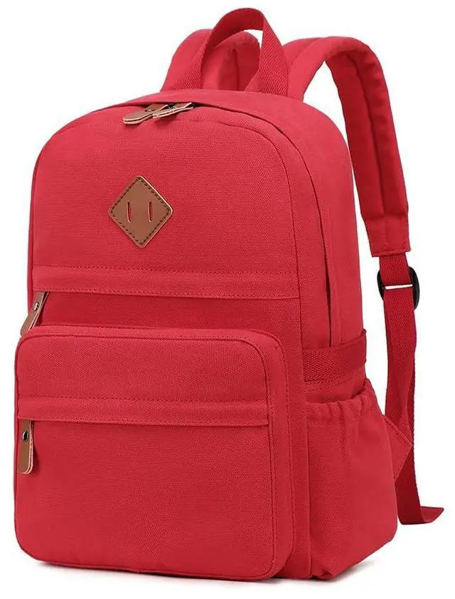 Main image of Swacort Toddler School Backpack for Girls Small Durable Canvas Travel Backpacks for Women Casual Carry on Gym Bag Lightweight Bookbag Gift for Girls Boys Bookbag Back Pack