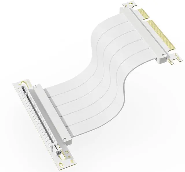 Main image of Oddtone PCI-E 4.0 Riser Cable, PCIe 4.0 x16 200mm High Speed Flexible Extender Card Extension Port 90 Degree Adapter, PCIe 4.0 | Older Compatible, EMI Shielded 30 AWG, TPE Cable Sleeves