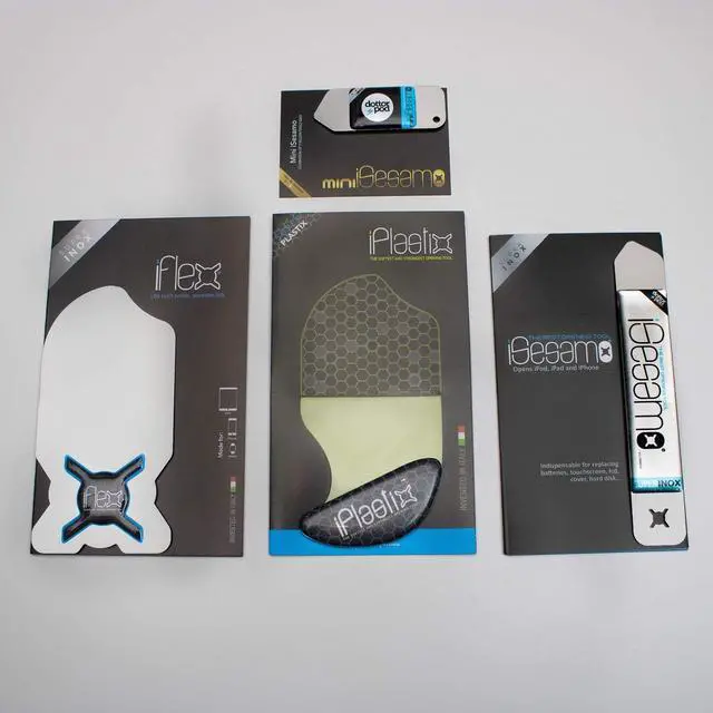 Alt view image 2 of 5 - iSesamo, iFlex, iPlastix, Free Mini iSesamo, Dottorpod Essential Kit Professional Tablet and Phone Opening Tool Set for Repair