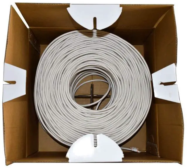 Alt view image 3 of 3 - axGear CAT5e 1000FT UTP Solid Network Ethernet LAN Cable Bulk Wire 1000 Ft New