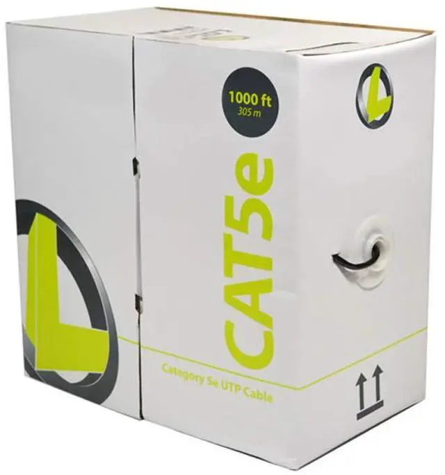 Main image of axGear CAT5e 1000FT UTP Solid Network Ethernet LAN Cable Bulk Wire 1000 Ft New