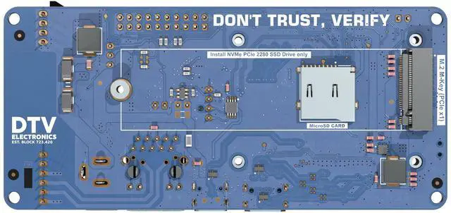 Alt view image 3 of 5 - CmRat Carrier Board for RPI Raspberry Pi CM4/CM5 & Radxa CM3/CM5 Compute Modules with NVMe, POE, USB-C, DC12V - Ideal for Home, Office, Business, Colleges and School Use