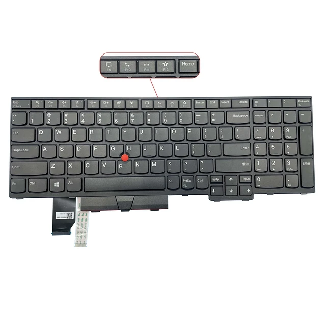 Alt view image 2 of 5 - USA for Lenovo ThinkPad L15 (Type 20U3, 20U4,20U7,20U8), L15 Gen 2 (Type 20X3 20X4) Series with Pointing Stick Without Backlight US Layout Laptop Keyboard