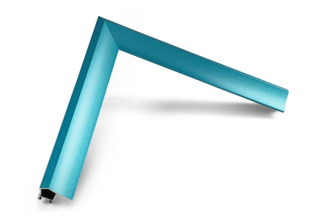 Alt view image 5 of 5 - Turquoise Prismatic 65" Deco TV Frame for Samsung The Frame/Pro TVs