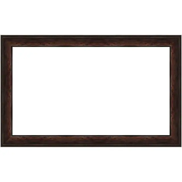 Alt view image 4 of 5 - Burlwood 75" Premiere Deco TV Frame - Compatible ONLY with Samsung The Frame TV and Pro TVs (Fits 2021-2026, LS03A, LS03B,LS03C,LS03D,LS03FA,LS03FW)