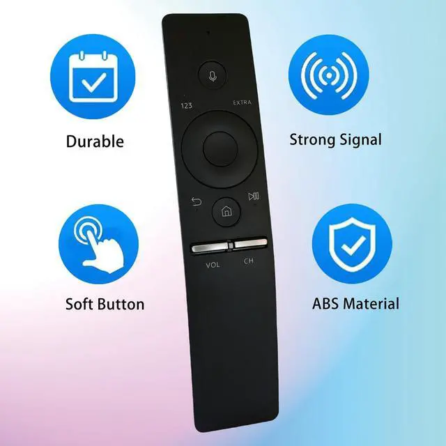 Alt view image 3 of 5 - Voice Replacement Remote Control BN59-01241A Sub BN59-01242A for Samsung Smart TV UN43KU7500F UN49KU7000F UN49KS8000FXZA UN55KS8000FXZA UN60KS8000FXZA UN65KS8000FXZA UN49KS8500FXZA UN65KS8500F