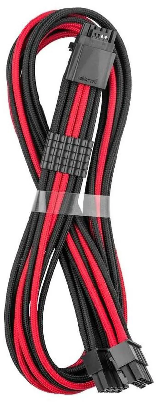 Main image of CableMod RT-Series Pro ModFlex Sleeved 12V-2x6 12VHPWR StealthSense PCIe Cable for ASUS/Seasonic/Phanteks (Black + Red, 16-pin to Dual 8-pin, 60cm)