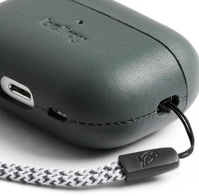 Alt view image 4 of 5 - Bellroy Pod Jacket Pro Second Edition (Leather Case for Apple AirPods Pro 2nd Generation) - Everglade