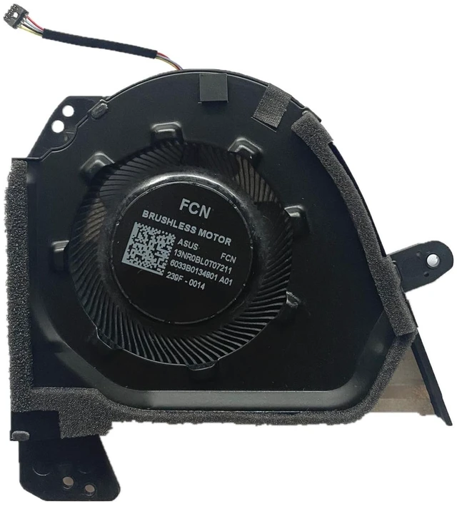 Alt view image 3 of 5 - Xrifinmi New Cooling Fan GPU CPU for Laptop Compatible with ASUS ROG Zephyrus G16 GU603VI GU603VU GU603VV GU603ZI GU603ZU GU603ZV 2023 Series FQAX FQAY DFSCL42P06593E 13NR08BL0T06011 13NR0BL0T07011