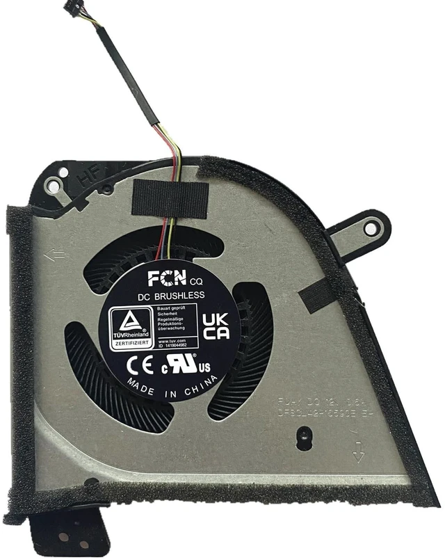 Alt view image 4 of 5 - Xrifinmi New Cooling Fan GPU CPU for Laptop Compatible with ASUS ROG Zephyrus G16 GU603VI GU603VU GU603VV GU603ZI GU603ZU GU603ZV 2023 Series FQAX FQAY DFSCL42P06593E 13NR08BL0T06011 13NR0BL0T07011