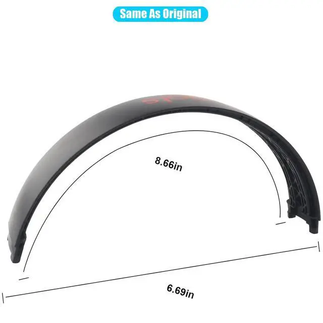 Alt view image 5 of 5 - Studio 3 Headband Replacement Parts Accessories Studio3 Arch Head Band Cover Pad Repair Kit Compatible with Beats Studio 3 Wireless Top Headband. (Defiant Black Red)