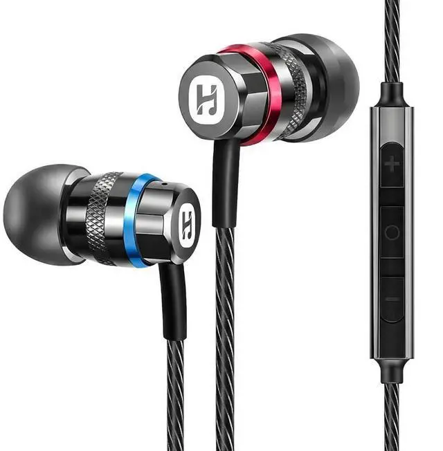 Main image of HIFI WALKER 3.5mm Wired Earbuds with Microphone, Hi-Res in-Ear Headphones with 9.2mm Dynamic Driver, Aluminum Metal Earphones with Inline Control for Phone, Laptop, Tablet, Gaming
