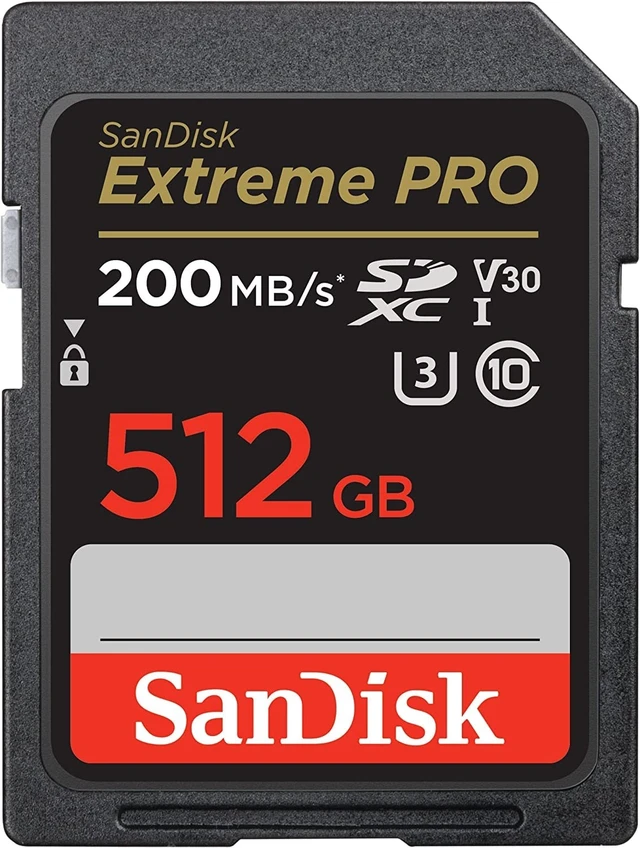 Alt view image 3 of 5 - SanDisk 512GB SD Extreme Pro SDXC Memory Card Compatible with Nikon Z5II, Z6III and Z50II Mirrorless Cameras (SDSDXXD-512G-GN4IN) Bundle with (1) Everything But Stromboli MicroSDXC & SD Card Reader