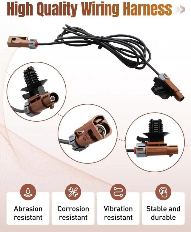 Alt view image 3 of 5 - HC3Z-14D202-M Reverse Camera Cable Harness Assembly Fit for Ford F-250 F-350 Super Duty 2017-2022, with Towing System