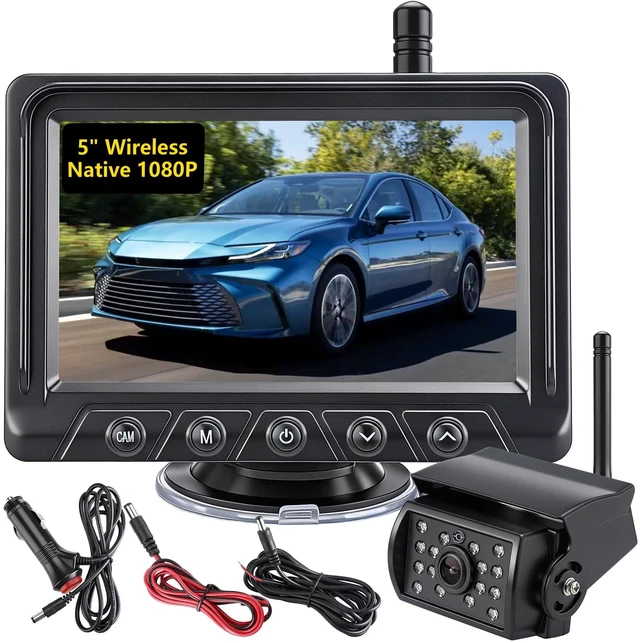 Main image of Wireless Backup Camera with 5 Inch HD Screen - 1080P Rear View Camera