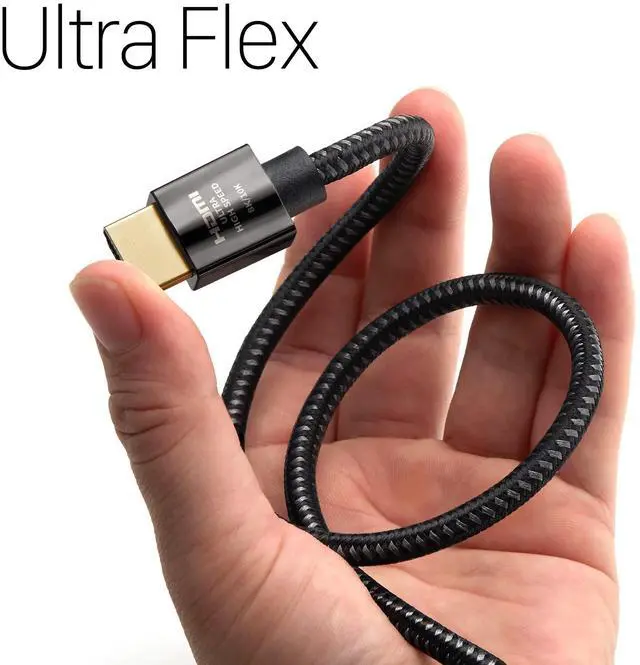 Alt view image 4 of 5 - Zeskit X-Tech 48Gbps Ultra High Speed HDMI Cable 6.5ft, 8K60 4K120 144Hz eARC HDR HDCP 2.2 2.3 Compatible with Dolby Vision Apple TV 4K Roku Sony LG Samsung Xbox Series X RTX 3080 PS4 PS5