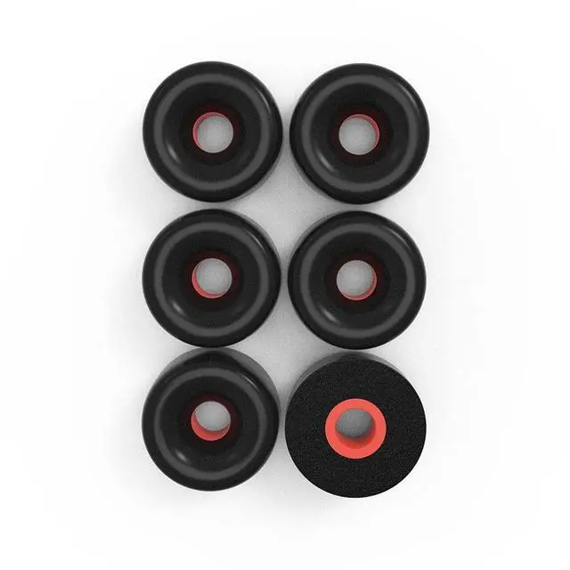 Alt view image 2 of 2 - Flare Audio - Memory Foam Earbud Tips, Audiophile Replacement Foam Tips for Ear Plugs, Compatible with Flares Jet Earphones and earHD, Large, 3 Pairs