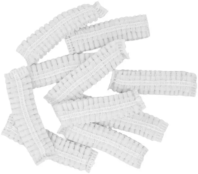 Alt view image 4 of 5 - LICAEVEY 100Pcs Headphone Earpad Covers, 3.3 4.7in Stretchable Disposable Earpad Covers Sanitary Headphone Ear Covers for Most of Headphones (White)