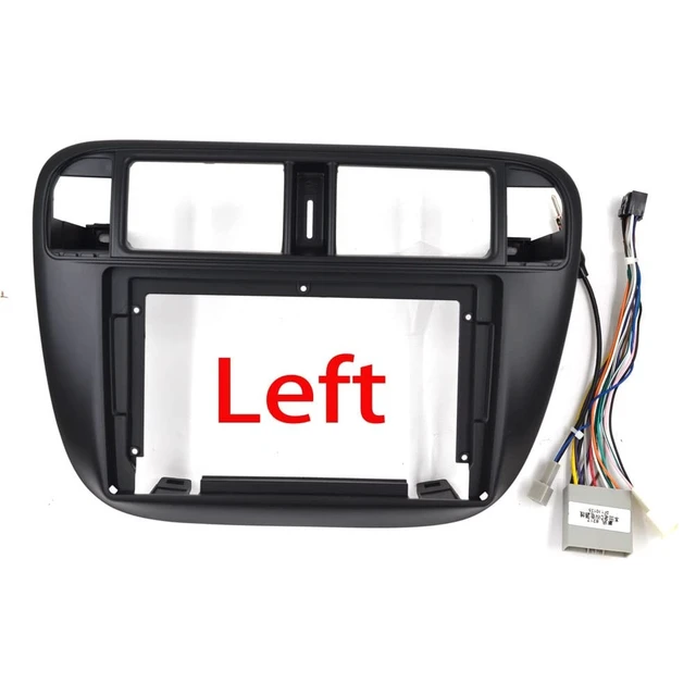 Alt view image 4 of 5 - 9'' Car Radio Stereo Fascia Frame Panel Trim Bezel with Power Harness Cable for Honda Civic (EJ/EK/EM) 1995-2001 Mounting Kit LHD