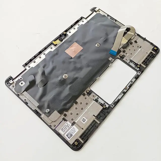 Alt view image 3 of 5 - Lyinsen Replacement for Dell Latitude 11 3120 Laptop Upper Case Palmrest Keyboard Assembly Part 11.6" 0R1976 R1976 Top Cover Black