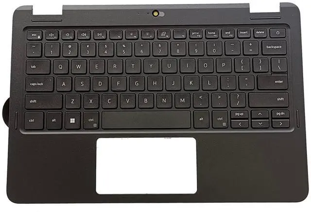 Alt view image 2 of 5 - Lyinsen Replacement for Dell Latitude 11 3120 Laptop Upper Case Palmrest Keyboard Assembly Part 11.6" 0R1976 R1976 Top Cover Black