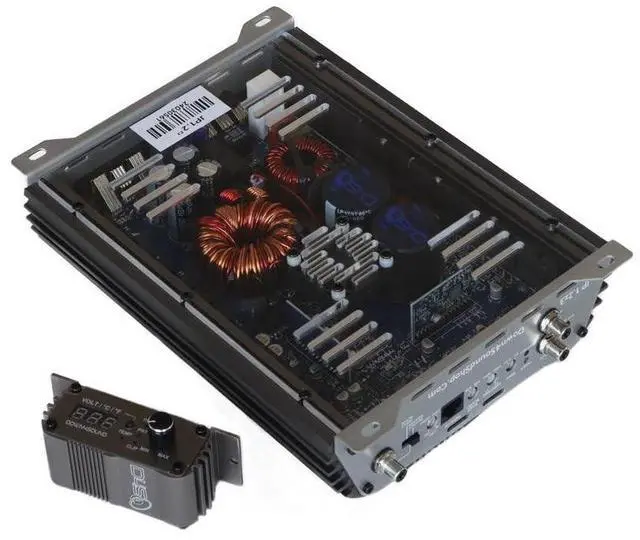 Alt view image 2 of 4 - DOWN4SOUND JP1.2Z3 Gray ^^ 1200W RMS - 4 2 1 Any-OHM Amplifier