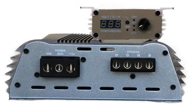 Alt view image 4 of 4 - DOWN4SOUND JP1.2Z3 Gray ^^ 1200W RMS - 4 2 1 Any-OHM Amplifier