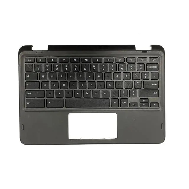 Alt view image 2 of 5 - Lyinsen Replacement for Dell Chromebook 11 3100 2-in-1 Laptop Upper Case Palmrest Keyboard Assembly Part 11.6" 034Y6Y 34Y6Y AP2FD000300 Top Cover Black