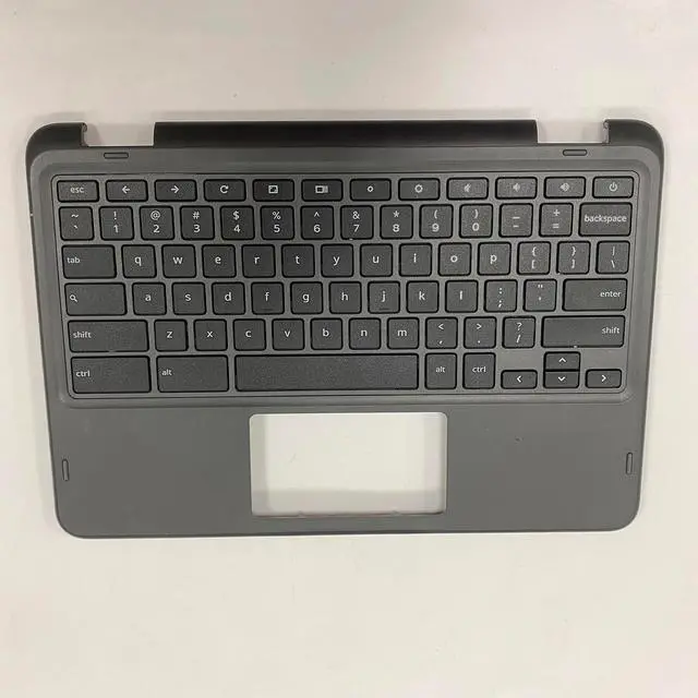 Alt view image 4 of 5 - Lyinsen Replacement for Dell Chromebook 11 3100 2-in-1 Laptop Upper Case Palmrest Keyboard Assembly Part 11.6" 034Y6Y 34Y6Y AP2FD000300 Top Cover Black