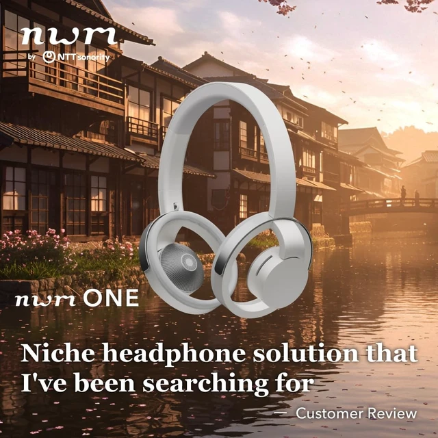 Alt view image 3 of 5 - nwm ONE Wireless Open-Ear Headphones with 1.5-Year Warranty Light Gray