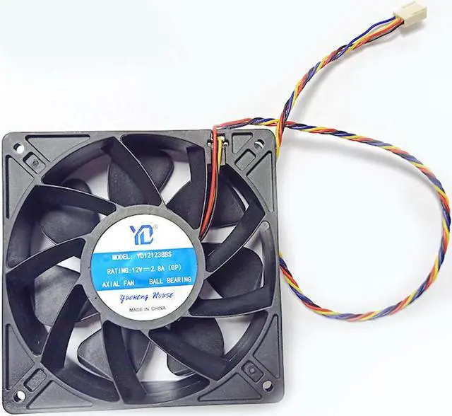 Alt view image 4 of 6 - 120x120x38mm PWM cooling fan s9 s17 s11 L3 s15 s9j axial fan 120mm 12V fan