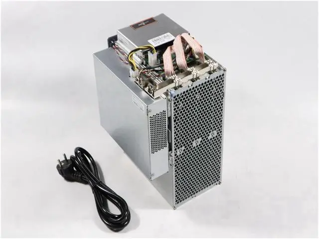 Alt view image 4 of 6 - Packed 4  Bitmain T15 23Th Bitcoin Miner With Power supply and US Power Cord Cable Total 4 T15