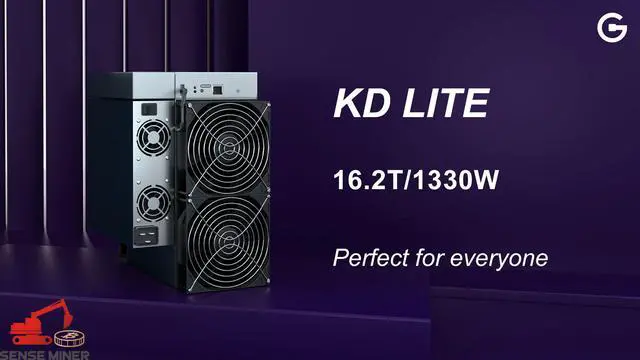 Main image of Sense Miner Goldshell KD Lite KDA Kadena Miner 16.2T/1330W