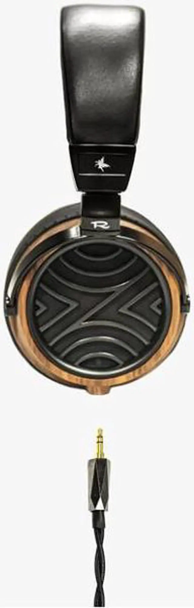 Alt view image 2 of 6 - Little Dot GYFU HiFi Triple Driver Headphone with 50mm Large Nanocomposite Diaphragm+8mm High Frequency Driver, Wooden Shell, Dual Modes for Musicians Audiophile (3.5mm)