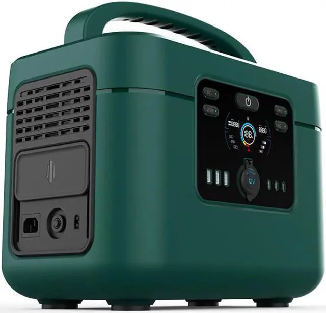 Alt view image 3 of 7 - 1200-Watt Continuous/2000W Peak Output Portable Power Station Explorer 880 Push Button Start Battery Generator for Outdoors