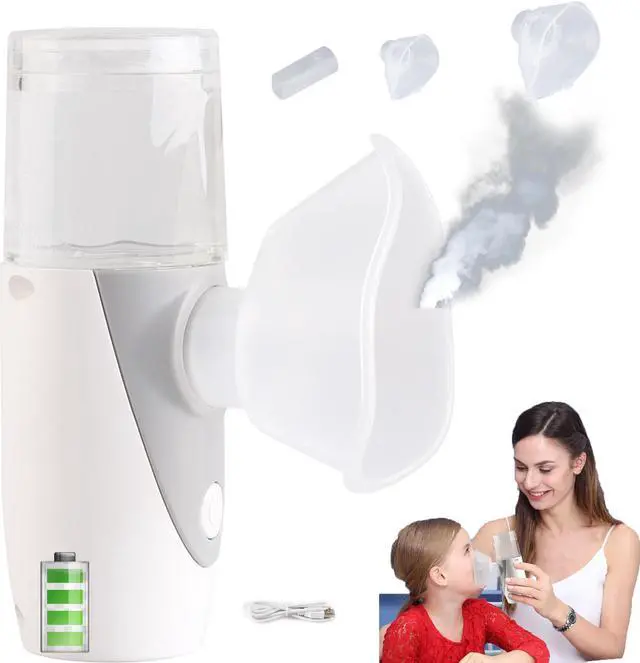 Main image of Mericonn Rechargeable Mesh Nebulizer Portable Equipment for Homecare with USB Charging