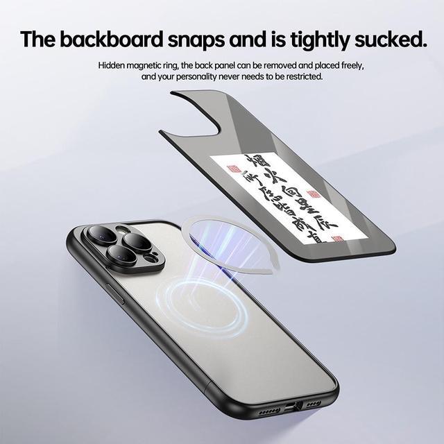 Alt view image 3 of 7 - Mericonn NFC Smart E-Ink Screen Phone Case Cover For Apple iPhone 15 Pro Max Plus