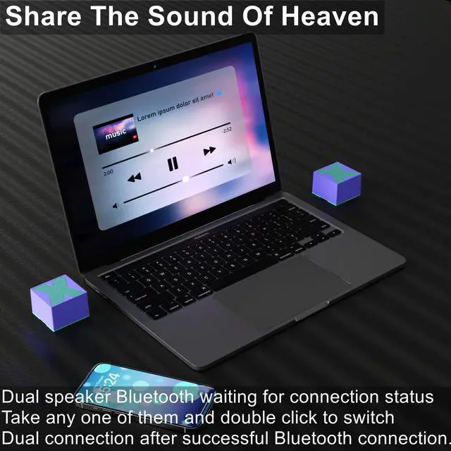 Alt view image 5 of 7 - Mericonn Basix X1 Portable Bluetooth Speaker, Green - Exceptional Sound Quality, Compact Design, Bluetooth 5.0, Durable Aluminum Alloy Shell, Hands-Free Calling, Dual Speaker Series Function