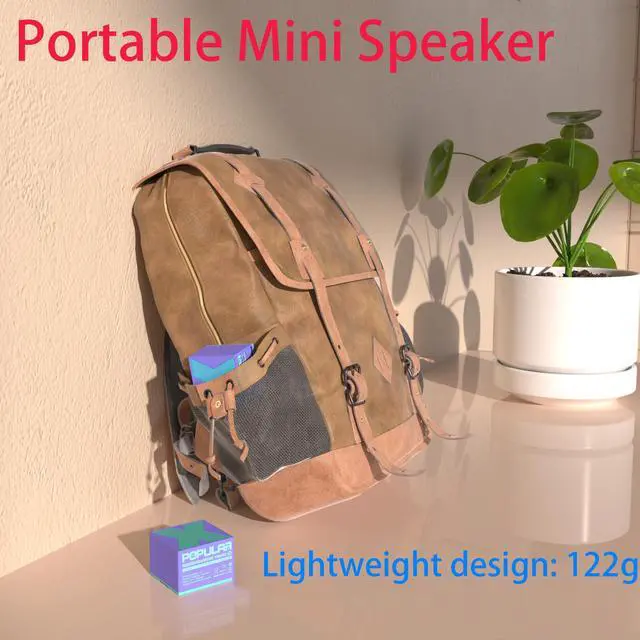 Alt view image 6 of 7 - Mericonn Basix X1 Portable Bluetooth Speaker, Green - Exceptional Sound Quality, Compact Design, Bluetooth 5.0, Durable Aluminum Alloy Shell, Hands-Free Calling, Dual Speaker Series Function