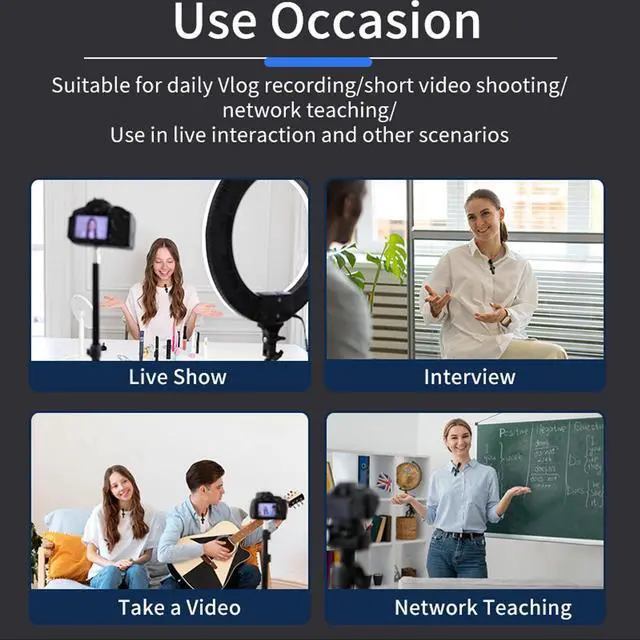 Alt view image 5 of 5 - Mericonn Wireless Lavalier Microphone with Enhanced Noise Cancellation, 65FT Transmission & Long Battery Life, Compatible with iPhone/iPad for Professional Recording