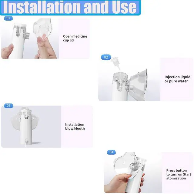 Alt view image 3 of 7 - Mericonn Portable Mini Humidifier, Three Working Modes, Lightweight and Portable, Suitable for Outdoor Sports and Travel