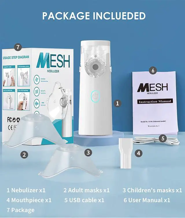 Alt view image 6 of 7 - Mericonn Portable Mini Humidifier, Three Working Modes, Lightweight and Portable, Suitable for Outdoor Sports and Travel