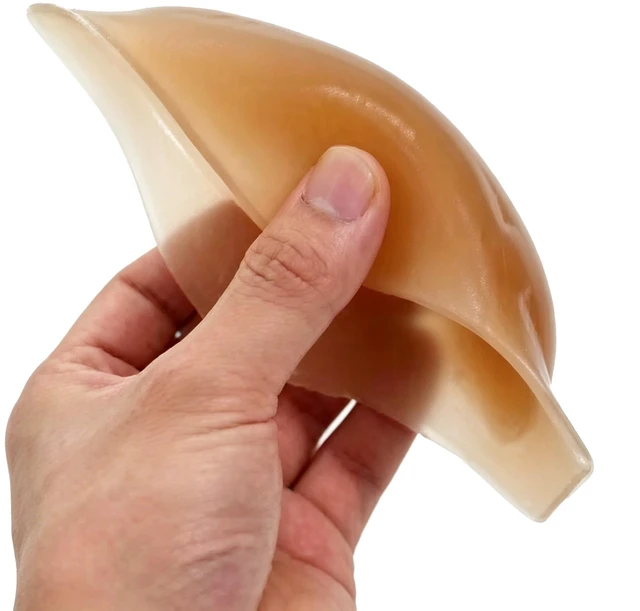 Alt view image 3 of 7 - Men's 3D Silicone Pouch Pads for Swimwear, Invisible Front Enhancing Underwear Inserts