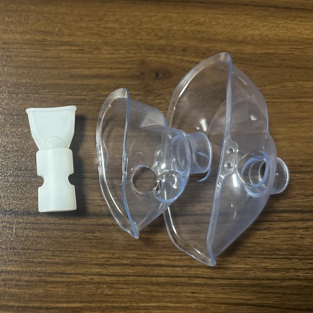 Alt view image 2 of 6 - Adult Kids Portable Humidifier Mask Accessories 3PCS Includes Mouthpiece Replacement Set
