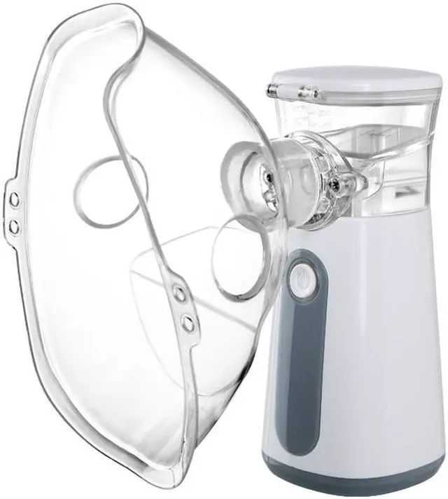 Alt view image 2 of 11 - Portable Nebulizer Machine for Adults Kids, USB-C Rechargeable Handheld Nebulizer for Breathing Treatment, 2 Adjustable Modes, Efficiency&Quiet, 3 Masks, Travel and Home Use