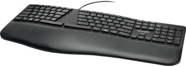 Alt view image 18 of 20 - Kensington Pro Fit K75400US Black USB Wired Ergonomic Keyboard