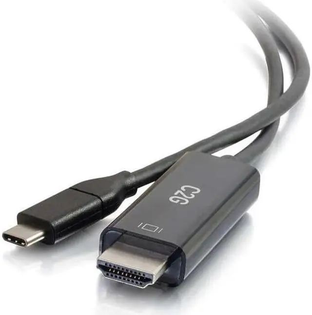 Alt view image 3 of 4 - C2G 6ft USB C to HDMI 4K Audio/Video Adapter Cable - Black